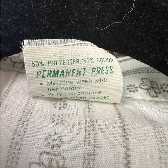 Vintage Girl Scout Brownie Uniform Shirt Girls 8 Long Sleeve Collar Button Front - Picture 5 of 5